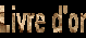 Livre d'Or